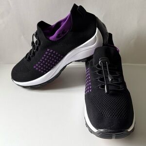 Comfort Wear Non-Slip Ortho Stretch Cushion Shoes Women's Size 8.5